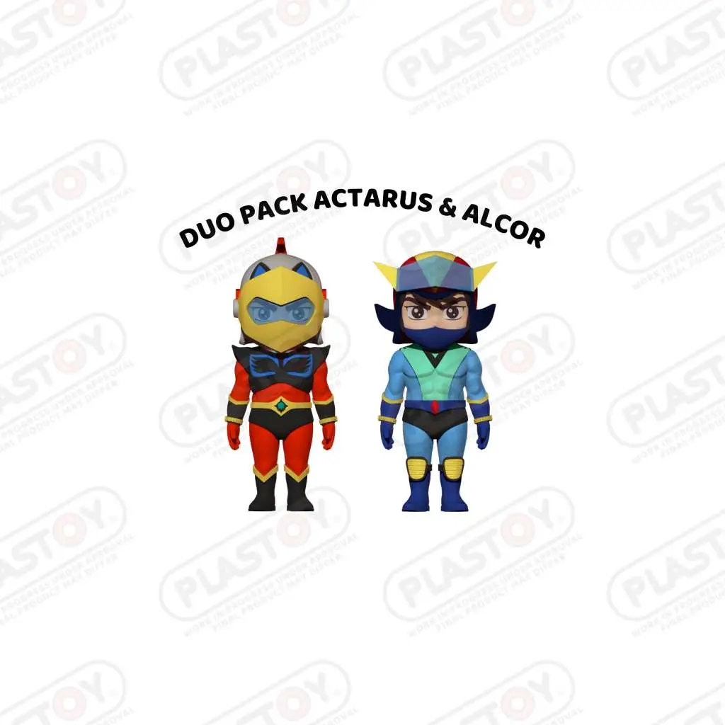 Figurine grendizer alcor actarus duo pack